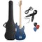 Davison Guitars 4-String Electric Bass Guitar - Full Size Right Handed Beginner Kit with Gig Bag and Accessories
